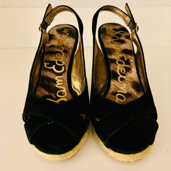 Sam Edelman black espadrilles. - Picture 4 of 5